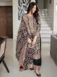 DESIGNER FAUX GEORGETTE EMBROIDERY SEQUENCE WORK WITH HAND WORK TOP PALAZZO WITH DUPATTA FESTIVE WEAR WHOLESALE PRICE ETHNIC GARMENT (3)