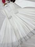 DESIGNER GEORGETTE EMBROIDERY AND TASSELS WORK GOWN BOTTOM WITH DUPATTA FESTIVE WEAR WHOLESALE PRICE ETHNIC GARMENT (5)