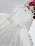 DESIGNER GEORGETTE EMBROIDERY AND TASSELS WORK GOWN BOTTOM WITH DUPATTA FESTIVE WEAR WHOLESALE PRICE ETHNIC GARMENT (5)