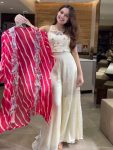 DESIGNER GEORGETTE EMBROIDERY SEQUENCE WORK BLOUSE PALAZZO WITH KOTI PARTY WEAR WHOLESALE PRICE ETHNIC GARMENT (4)