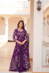 DESIGNER GEORGETTE EMBROIDREY WORK BLOUSE PALAZZO WITH SHRUG PARTY WEAR WHOLESALE PRICE ETHNIC GARMENT (5)