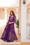 DESIGNER GEORGETTE EMBROIDREY WORK BLOUSE PALAZZO WITH SHRUG PARTY WEAR WHOLESALE PRICE ETHNIC GARMENT (5)