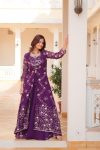 DESIGNER GEORGETTE EMBROIDREY WORK BLOUSE PALAZZO WITH SHRUG PARTY WEAR WHOLESALE PRICE ETHNIC GARMENT (5)