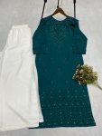 DESIGNER GEORGETTE THREAD EMBROIDERY AND STONE WORK TOP PALAZZO FESTIVE WEAR WHOLESALE PRICE ETHNIC GARMENT (6)