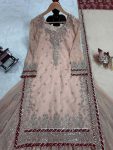 DESIGNER GEORGETTE THREAD SEQUENCE MOTI WORK TOP GHARARA WITH DUPATTA PARTY WEAR WHOLESALE PRICE ETHNIC GARMENT (4)