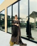 DESIGNER GEORGETTE THREAD SEQUENCE WORK GOWN BOTTOM WITH DUPATTA PARTY WEAR WHOLESALE PRICE ETHNIC GARMENT (5)