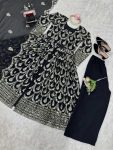 DESIGNER GEORGETTE THREAD SEQUENCE WORK TOP BOTTOM WITH DUPATTA PARTY WEAR WHOLESALE PRICE ETHNIC GARMENT (3)
