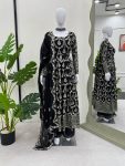 DESIGNER GEORGETTE THREAD SEQUENCE WORK TOP BOTTOM WITH DUPATTA PARTY WEAR WHOLESALE PRICE ETHNIC GARMENT (3)