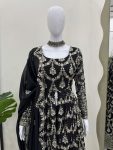 DESIGNER GEORGETTE THREAD SEQUENCE WORK TOP BOTTOM WITH DUPATTA PARTY WEAR WHOLESALE PRICE ETHNIC GARMENT (3)