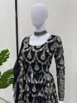 DESIGNER GEORGETTE THREAD SEQUENCE WORK TOP BOTTOM WITH DUPATTA PARTY WEAR WHOLESALE PRICE ETHNIC GARMENT (3)
