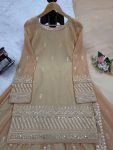 DESIGNER GEORGETTE THREAD SEQUENCE WORK TOP PALAZZO WITH DUPATTA PARTY WEAR WHOLESALE PRICE ETHNIC GARMENT (4)