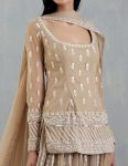 DESIGNER GEORGETTE THREAD SEQUENCE WORK TOP PALAZZO WITH DUPATTA PARTY WEAR WHOLESALE PRICE ETHNIC GARMENT (4)