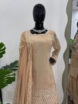 DESIGNER GEORGETTE THREAD SEQUENCE WORK TOP PALAZZO WITH DUPATTA PARTY WEAR WHOLESALE PRICE ETHNIC GARMENT (4)