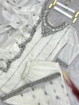 DESIGNER GOLD CRUSH EMBROIDERY SEQUENCE THREAD AND READY MADE LACE WORK TOP PALAZZO WITH DUPATTA FESTIVE WEAR WHOLESALE PRICE ETHNIC GARMENT (3)