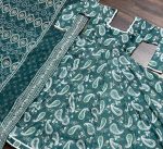 DESIGNER MUSLIN DIGITAL PRINT WITH WHITE EMBROIDERY LACE WORK GOWN BOTTOM WITH DUPATTA FESTIVE WEAR WHOLESALE PRICE ETHNIC GARMENT (3)