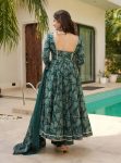 DESIGNER MUSLIN DIGITAL PRINT WITH WHITE EMBROIDERY LACE WORK GOWN BOTTOM WITH DUPATTA FESTIVE WEAR WHOLESALE PRICE ETHNIC GARMENT (3)