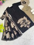 DESIGNER MUSLIN FLORAL DIGITAL PRINTED TOP BOTTOM WITH DUPATTA PARTY WEAR WHOLESALE PRICE ETHNIC GARMENT (4)