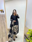 DESIGNER MUSLIN FLORAL DIGITAL PRINTED TOP BOTTOM WITH DUPATTA PARTY WEAR WHOLESALE PRICE ETHNIC GARMENT (4)