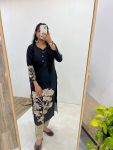 DESIGNER MUSLIN FLORAL DIGITAL PRINTED TOP BOTTOM WITH DUPATTA PARTY WEAR WHOLESALE PRICE ETHNIC GARMENT (4)