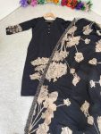 DESIGNER MUSLIN FLORAL DIGITAL PRINTED TOP BOTTOM WITH DUPATTA PARTY WEAR WHOLESALE PRICE ETHNIC GARMENT (4)