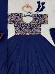 DESIGNER NATURAL CREPE CODING DORI WITH THREAD WITH SEQUENCE WORK GOWN BOTTOM WITH DUPATTA FESTIVE WEAR ETHNIC GARMENT WHOLESALE PRICE ETHNIC GARMENT (11)