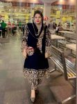 DESIGNER PARAMPARA SILK EMBROIDER AND READYMADE LATKAN LACE  WORK GOWN BOTTOM WITH DUPATTA BLACK