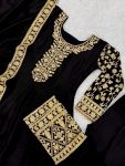 DESIGNER PARAMPARA SILK EMBROIDER AND READYMADE LATKAN LACE WORK GOWN BOTTOM WITH DUPATTA FESTIVE WEAR WHOLESALE PRICE ETHNIC GARMENT (11)