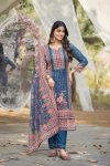 DESIGNER REVA CHECKS ZARI LINING TOP BOTTOM WITH DUPATTA FESTIVE WEAR WHOLESALE PRICE ETHNIC GARMENT (2)