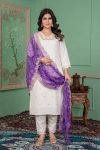 DESIGNER ROMAN SILK EMBROIDERY SEQUENCE WORK TOP BOTTOM WITH BANDHANI PRINTED DUPATTA PARTY WEAR WHOLESALE PRICE ETHNIC GARMENT (4)