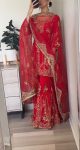 DESIGNER SEQUENCE EMBROIDERY WORK TOP SHARARA WITH DUPATTA PARTY WEAR WHOLESALE PRICE ETHNIC GARMENT (3)