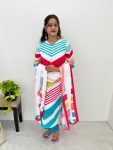 DESIGNER SOFT MUSLIN DIGITAL PRINTED TOP BOTTOM WITH DUPATTA CASUAL WEAR WHOLESALE PRICE ETHNIC GARMENT (5)