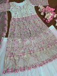DESIGNER SOFT NET EMBROIDERY SEQUENCE WORK TOP LEHENGA WITH DUPATTA WEDDING WEAR WHOLESALE PRICE ETHNIC GARMENT (4)