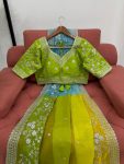 DESIGNER TABBY SILK THREAD AND SEQUENCE WITH DIGITAL PRINT WORK SAREE WITH UNSTITCHED BLOUSE PARTY WEAR WHOLESALE PRICE ETHNIC GARMENT (8)