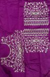 DESIGNER TAPETA SILK EMBROIDERY WORK LEHENGA UNSTITCHED BLOUSE WITH DUPATTA WEDDING WEAR WHOLESALE PRICE ETHNIC GARMENT (6)