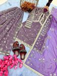DESIGNER TWILL GOLD NET EMBROIDERY SEQUENCE WORK TOP PALAZZO WITH DUPATTA WHOLESALE PRICE ETHNIC GARMENT (2)