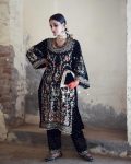 DESIGNER VELVET EMBROIDERY THREAD SEQUENCE WORK TOP PALAZZO WITH DUPATTA AND POTLI PARTY WEAR WHOLESALE PRICE ETHNIC GARMENT (10)