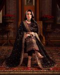 DESIGNER VELVET SEQUENCE EMBROIDERY WORK TOP BOTTOM WITH DUPATTA FESTIVE WEAR WHOLESALE PRICE ETHNIC GARMENT (15)
