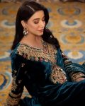 DESIGNER VELVET SEQUENCE EMBROIDERY WORK TOP PALAZZO WITH DUPATTA PARTY WEAR WHOLESALE PRICE ETHNIC GARMENT (1)