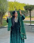 DESIGNER VELVET ZARI EMBROIDERY WORK GOWN BOTTOM WITH DUPATTA PARTY WEAR WHOLESALE PRICE ETHNIC GARMENT (14)