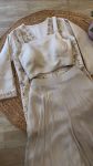 DESIGNER WEAR FLONA SILK SEQUENCE EMBROIDERY WORK KOTI BLOUSE WITH PALAZZO PARTY WEAR WHOLESALE PRICE ETHNIC GARMENT (8)