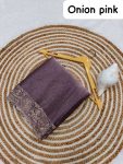 FANCY BURBERRY JIMMY CHOO EMBROIDERY EMBROIDERY DIAMOND WORK SAREE WITH UNSTITCHED BLOUSE PARTY WEAR WHOLESALE PRICE ETHNIC GARMENT (20)