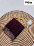 FANCY BURBERRY JIMMY CHOO EMBROIDERY EMBROIDERY DIAMOND WORK SAREE WITH UNSTITCHED BLOUSE PARTY WEAR WHOLESALE PRICE ETHNIC GARMENT (22)