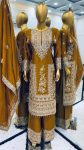 FANCY CHINON EMBROIDERY CODING DORI SEQUENCE WORK TOP PALAZZO WITH DUPATTA PARTY WEAR WHOLESALE PRICE ETHNIC GARMENT (5)