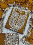 FANCY CHINON EMBROIDERY CODING DORI SEQUENCE WORK TOP PALAZZO WITH DUPATTA PARTY WEAR WHOLESALE PRICE ETHNIC GARMENT (5)