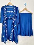 FANCY CHINON EMBROIDERY SEQUENCE WORK BLOUSE PALAZZO WITH SHRUG PARTY WEAR WHOLESALE PRICE ETHNIC GARMENT (5)
