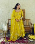 FANCY CHINON EMBROIDERY SEQUENCE WORK GOWN BOTTOM WITH DUPATTA PARTY WEAR WHOLESALE PRICE ETHNIC GARMENT (3)