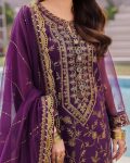 FANCY CHINON SILK SEQUENCE EMBROIDERY WORK TOP PALAZZO WITH DUPATTA PARTY WEAR WHOLESALE PRICE ETHNIC GARMENT (6)
