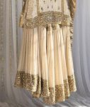 FANCY CHINON SILK SEQUENCE EMBROIDERY WORK TOP SHARARA WITH DUPATTA PARTY WEAR WHOLESALE PRICE ETHNIC GARMENT (9)