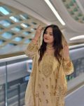 FANCY CHINON SILK SEQUENCE EMBROIDERY WORK TOP SHARARA WITH DUPATTA PARTY WEAR WHOLESALE PRICE ETHNIC GARMENT (9)