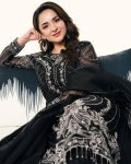 FANCY CHINON ZARI EMBROIDERY LACE WORK TOP PALAZZO WITH DUPATTA PARTY WEAR WHOLESALE PRICE ETHNIC GARMENT (10)
